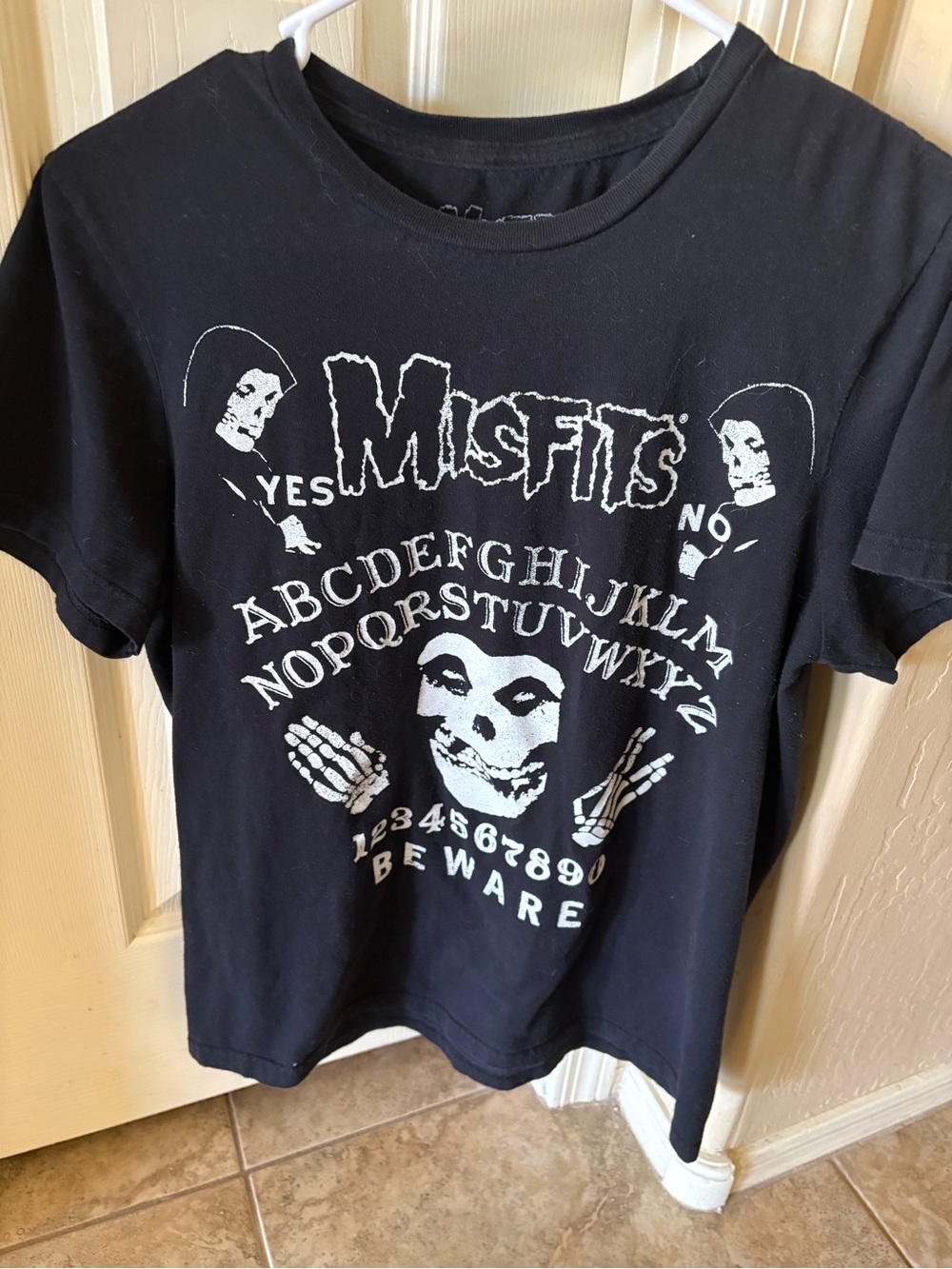 Official Misfits Band Ouija Board Graphic T-Shirt